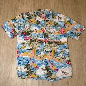 Vintage Disney Store Mickey and Friends Tropical Hawaiian  Size M